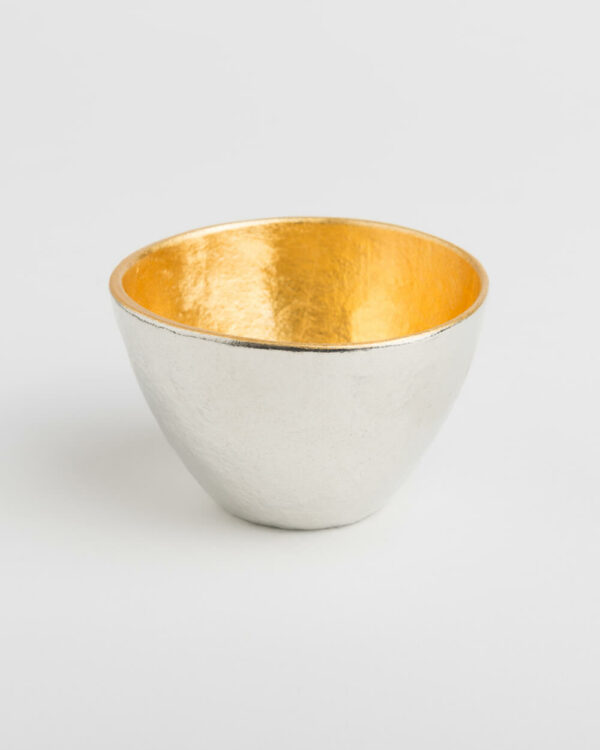 Nousaku Gold-Lined Tin Sake Cup