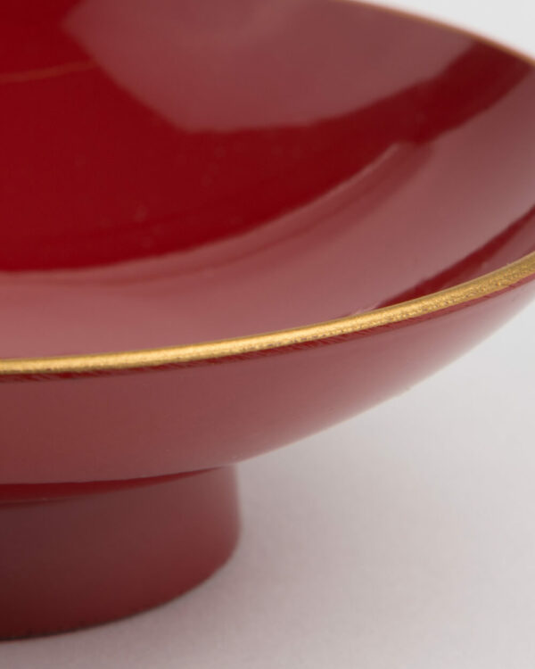 Aizu Lacquered Sakazuki Red Hirahai